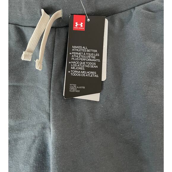 New NWT Under Armour Boys Gray Sweat Activewear Shorts Youth Size Medium - Picture 7 of 7